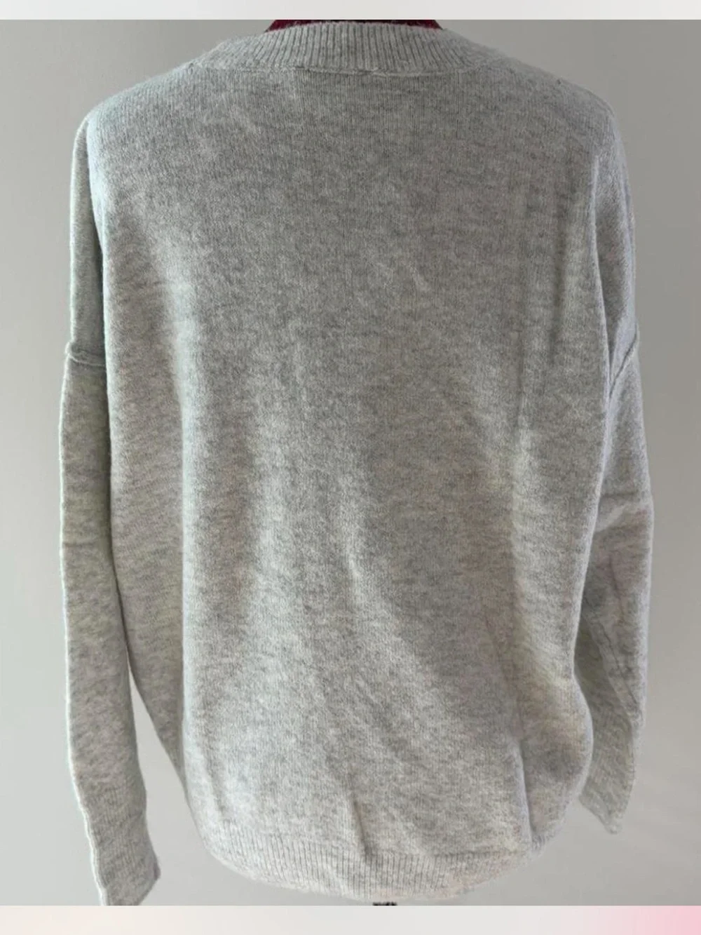 CECE SNOWFLAKE INTARSIA LONG-SLEEVE SWEATER MSRP $79 Size Medium